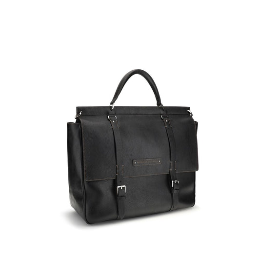 Brunello Cucinelli – Black Leather Holdall