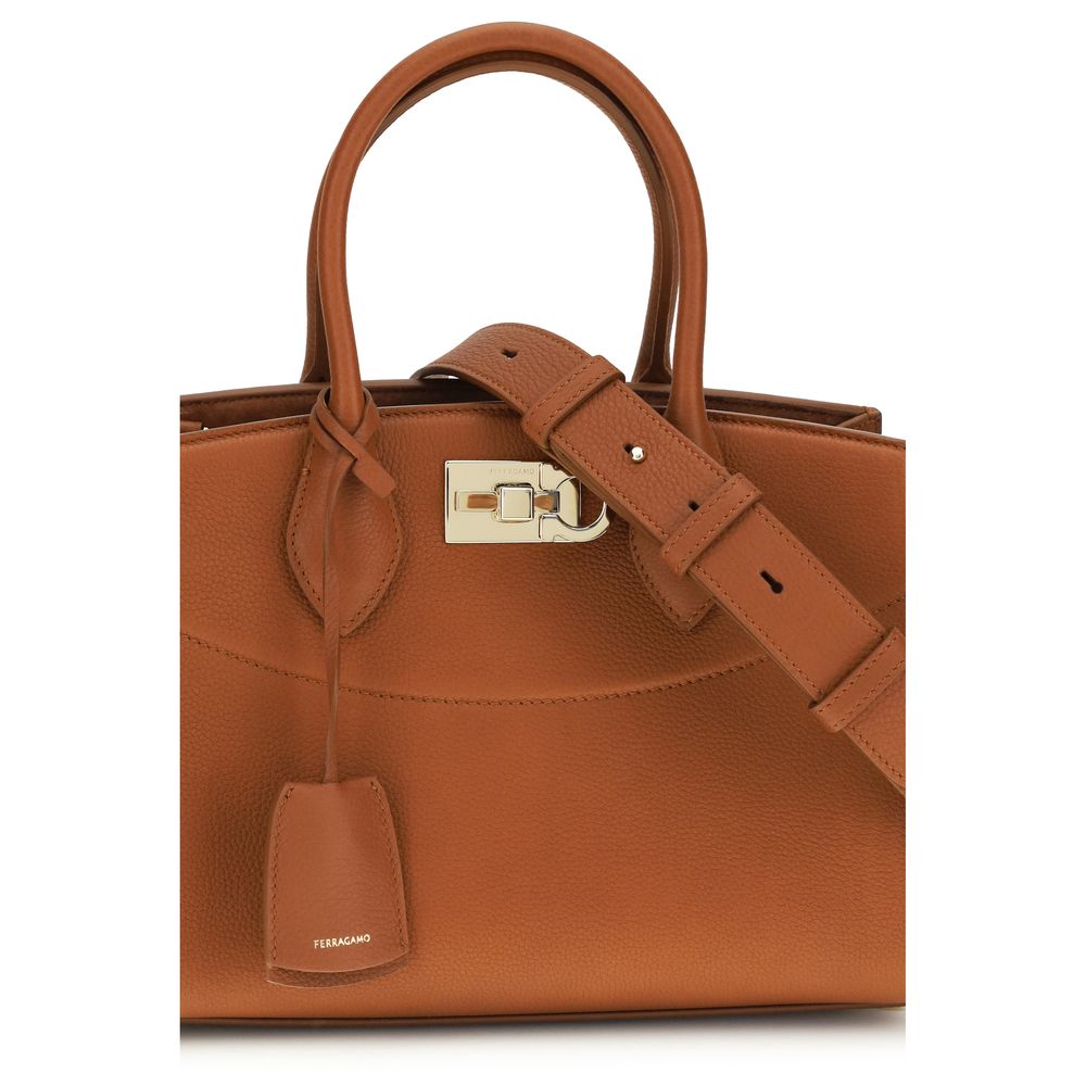 Ferragamo Top Handle in Brown