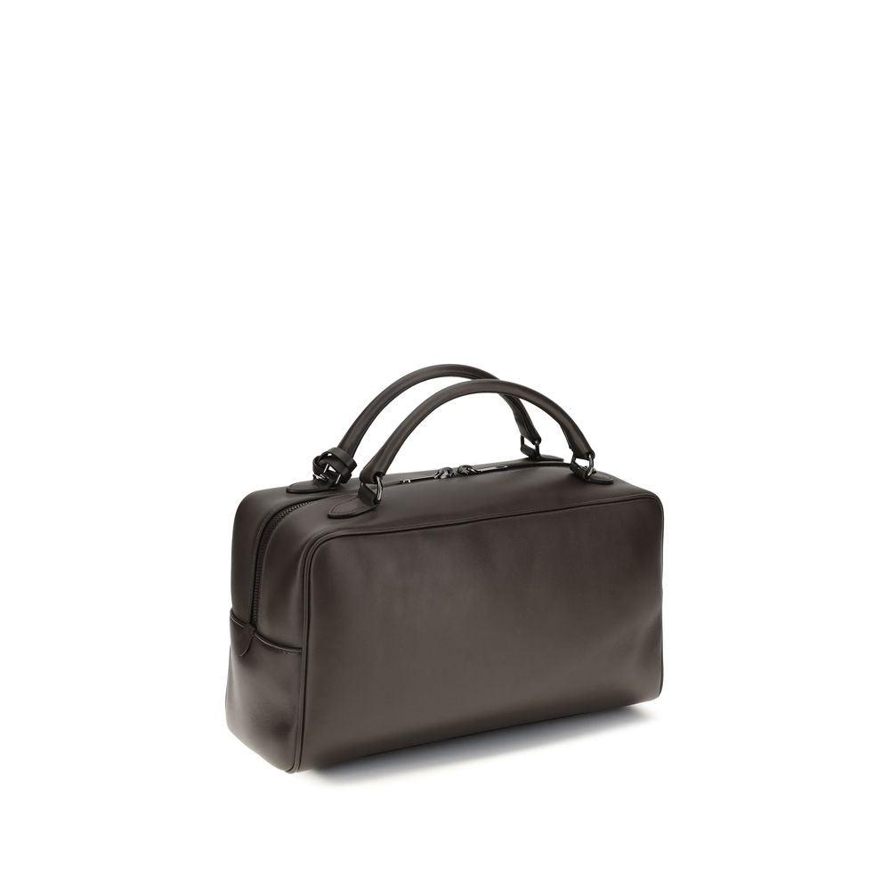 Brunello Cucinelli Boston Explorer – Brown Leather Bag