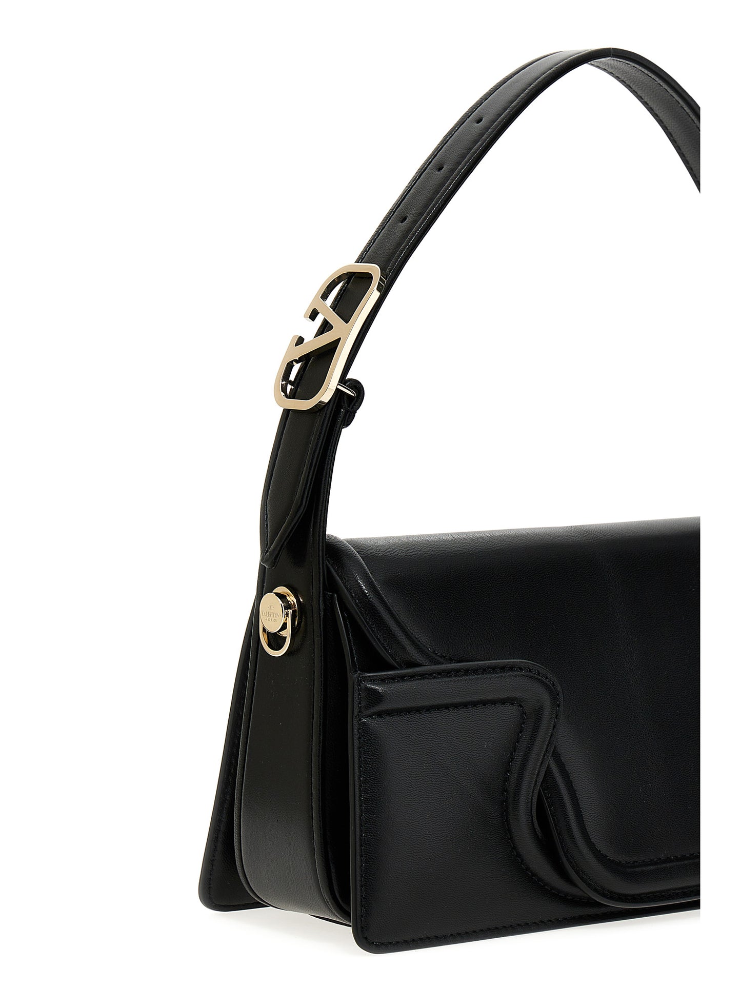 Valentino Garavani Grand Deuxième – Black Leather Bag