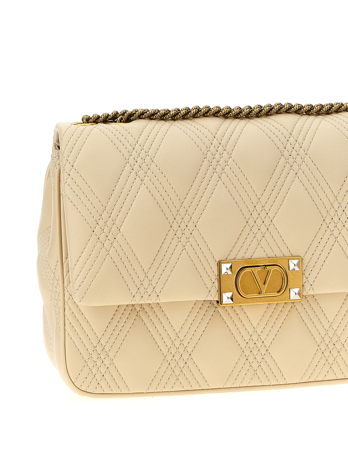 Valentino Garavani Quiltie 67 – White Leather Bag