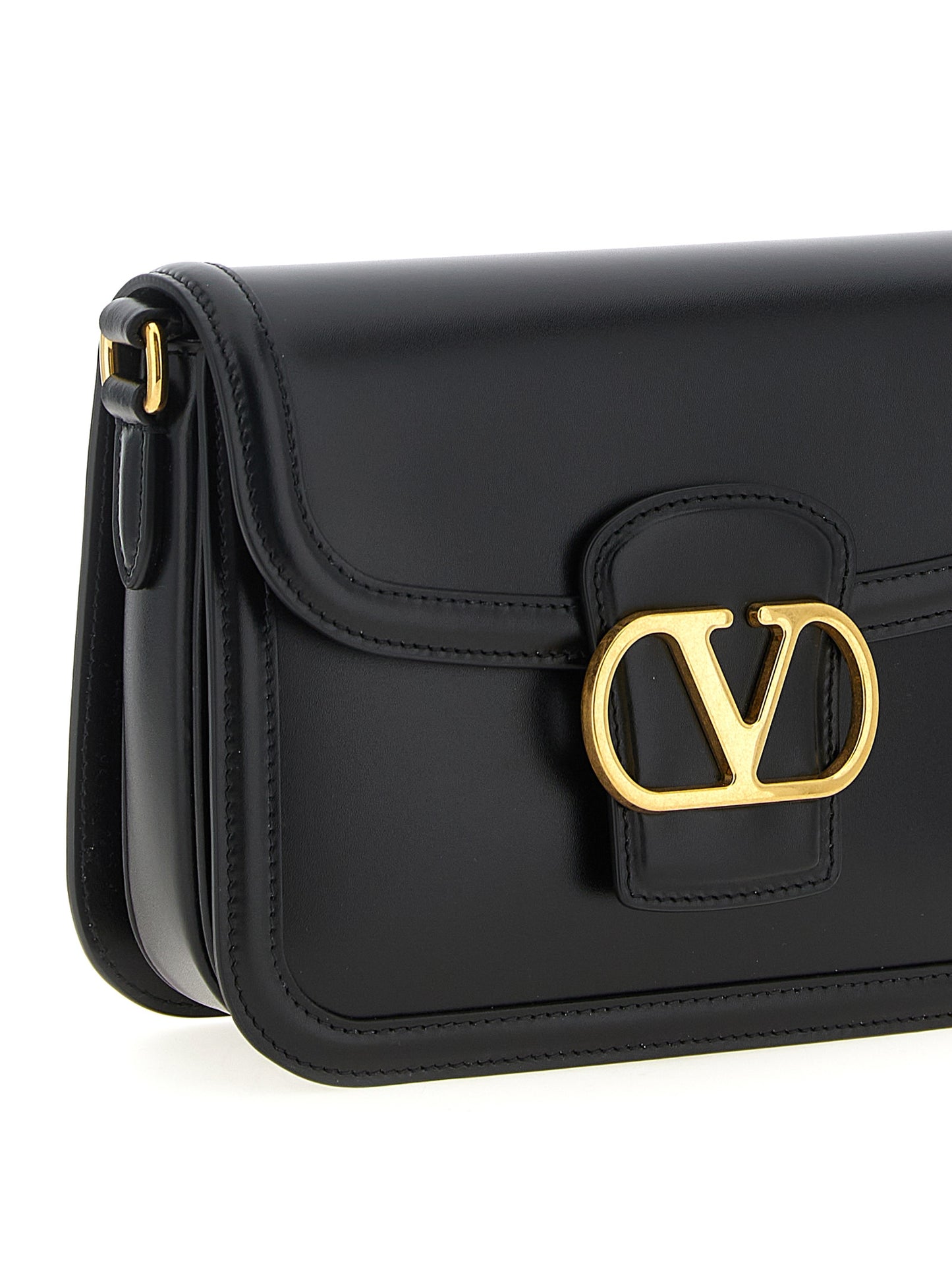 Valentino Garavani 9to5 Crossbody – Black Leather Bag
