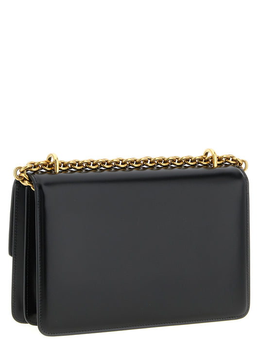 Valentino Garavani Vain Shoulder – Black Leather Bag