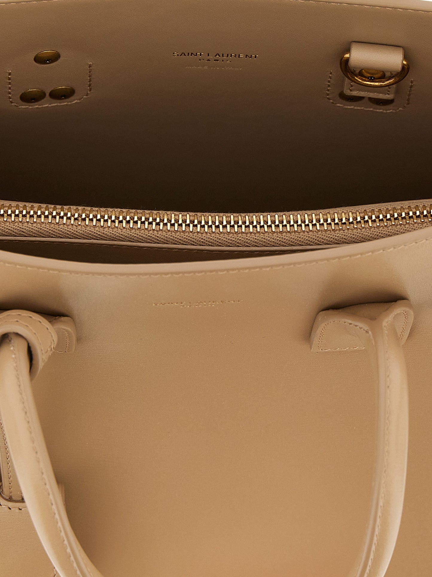 Saint Laurent Sac de Jour Shoulder Bag in Beige