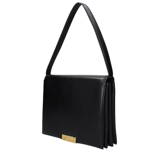 Jil Sander Vintage Flap – Black Leather Bag