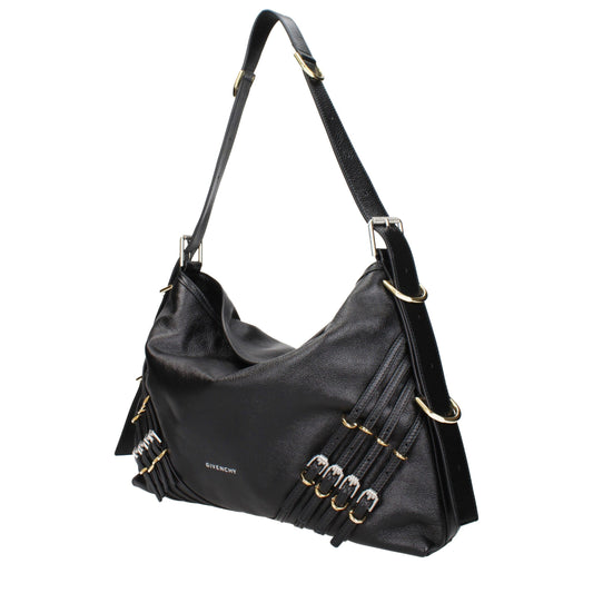 Givenchy Ring Hobo – Black Leather Bag