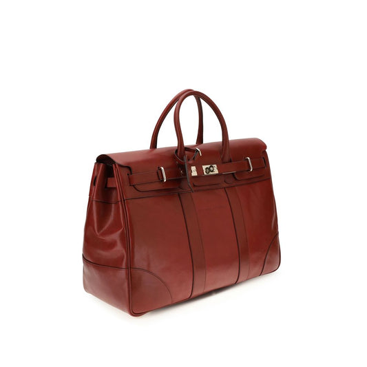 Brunello Cucinelli Holdall – Burgundy Leather Holdall