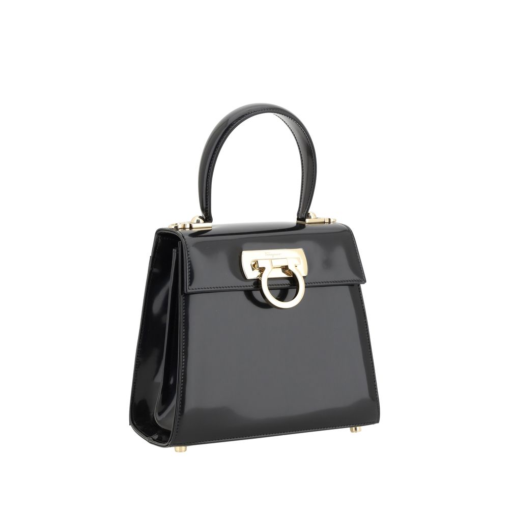 Ferragamo Top Handle in Black