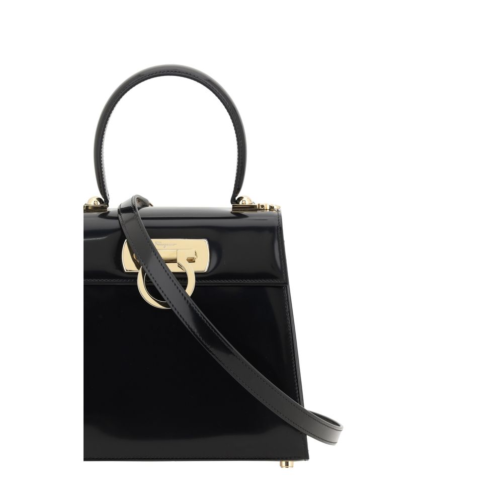 Ferragamo Top Handle in Black