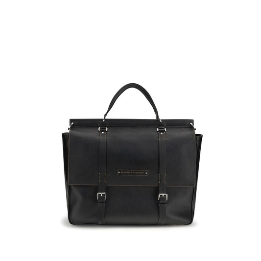 Brunello Cucinelli – Black Leather Holdall