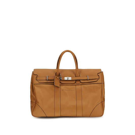 Brunello Cucinelli Holdall – Brown Leather Holdall