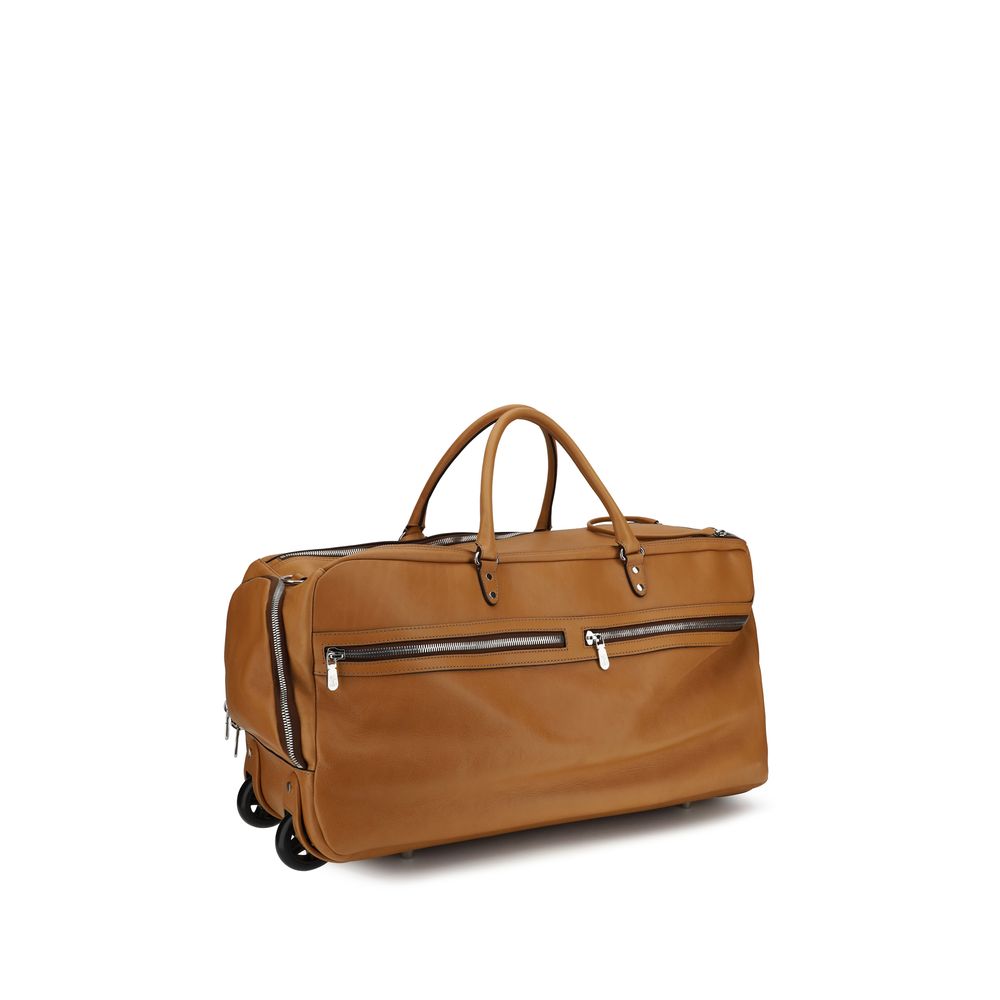 Brunello Cucinelli – Brown Leather Holdall