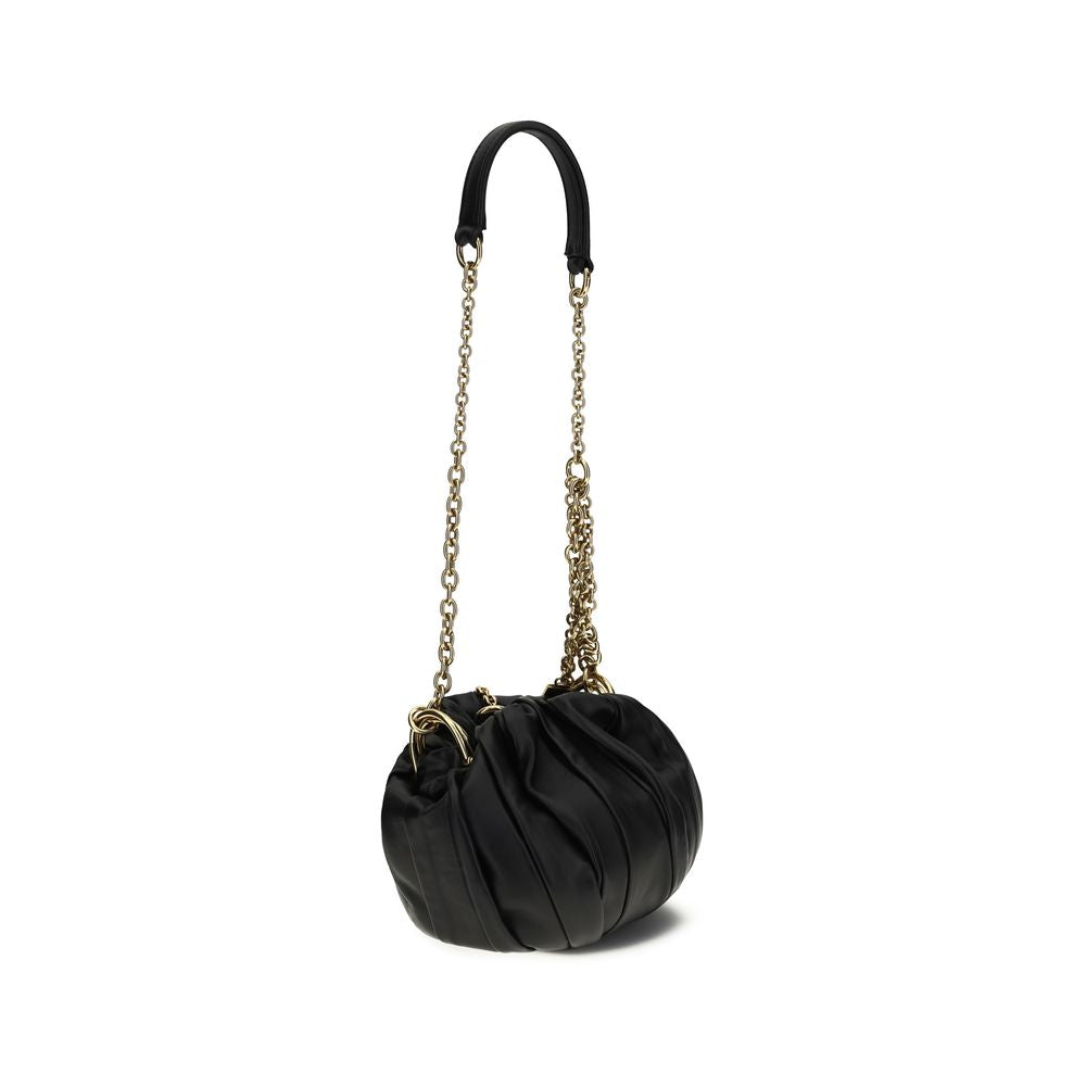 Chloé Plissé – Black Leather Bag