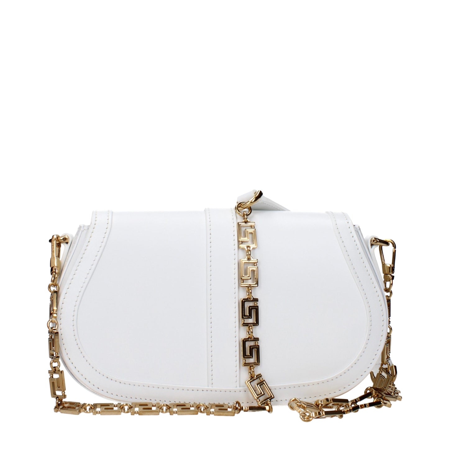 Versace Greca Goddess – White Leather Bag