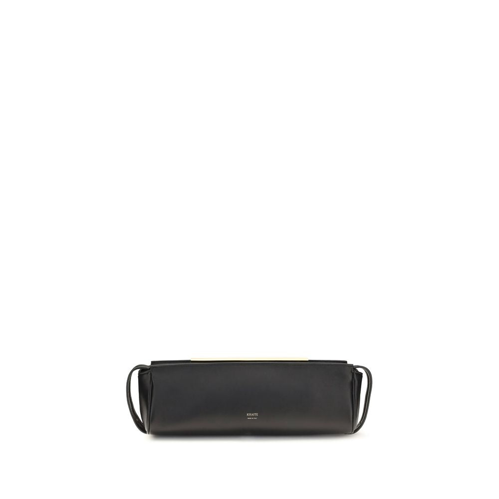 Khaite Evening Clutch – Black Leather Bag
