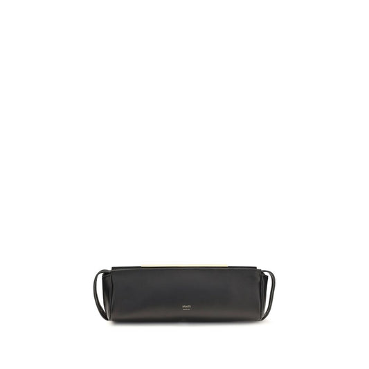 Khaite Evening Clutch – Black Leather Bag