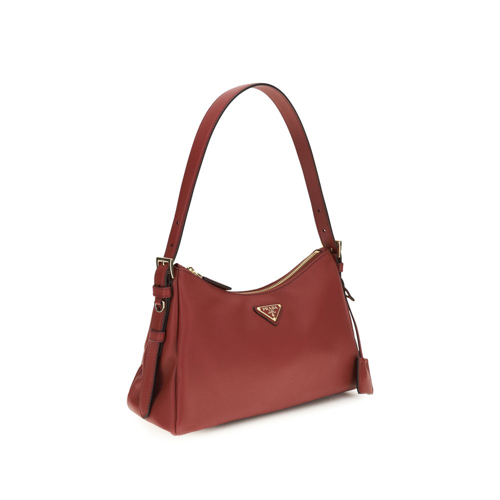 Prada Shoulder Bag in Burgundy