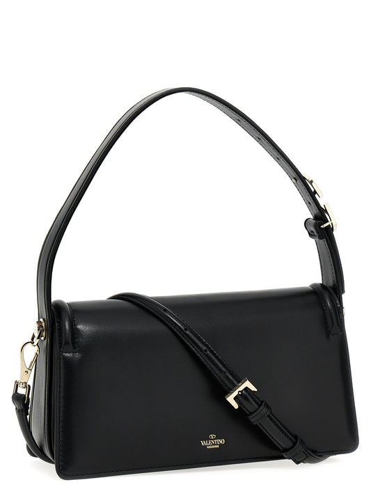 Valentino Garavani Grand Deuxième – Black Leather Bag