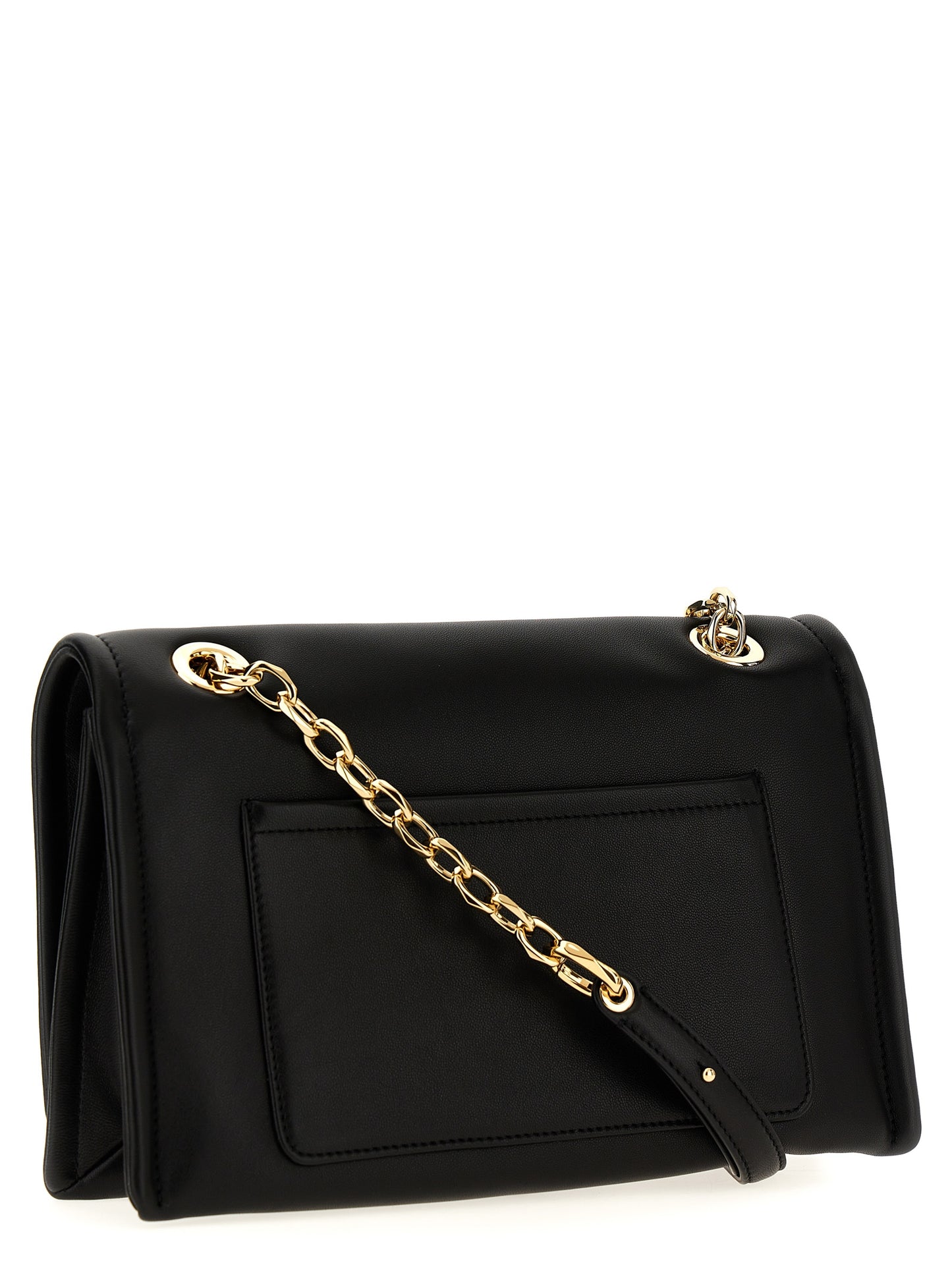 Valentino Garavani VLogo Chain – Black Leather Bag