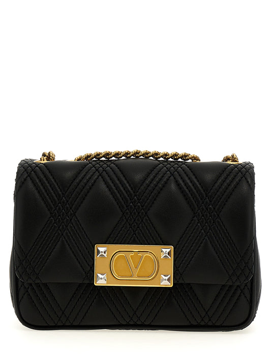 Valentino Garavani Quiltie 67 – Black Leather Bag