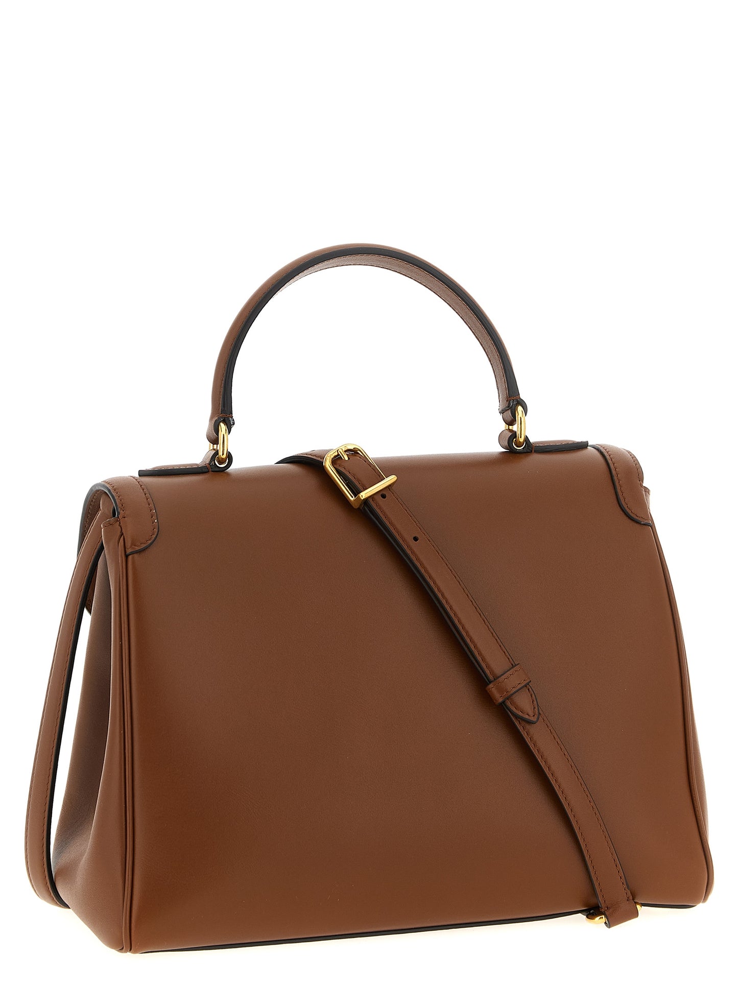 Valentino Garavani 9to5 Satchel – Brown Leather Bag
