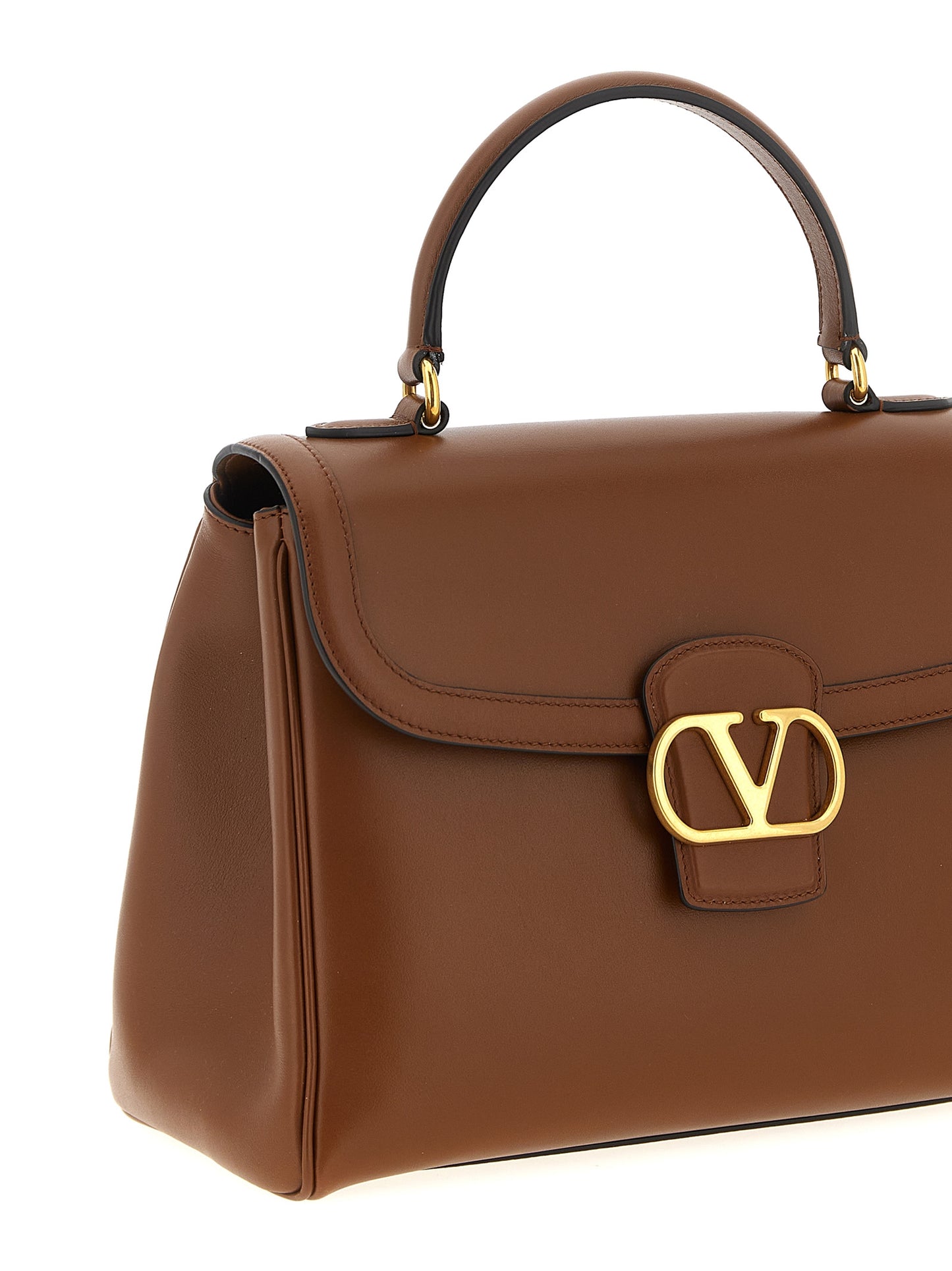 Valentino Garavani 9to5 Satchel – Brown Leather Bag