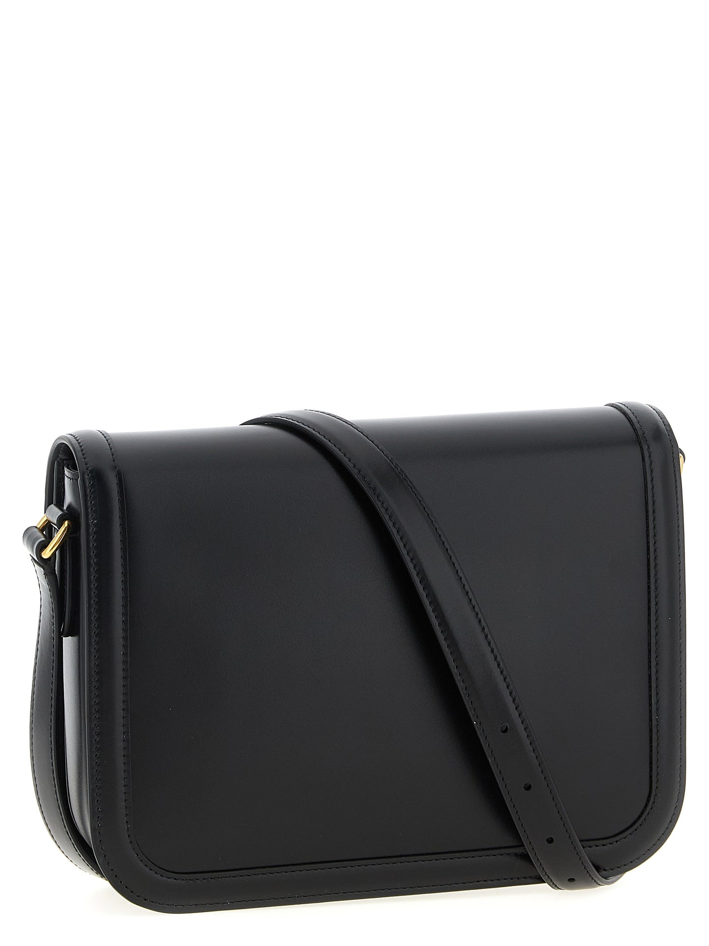 Valentino Garavani 9to5 Shoulder – Black Leather Bag