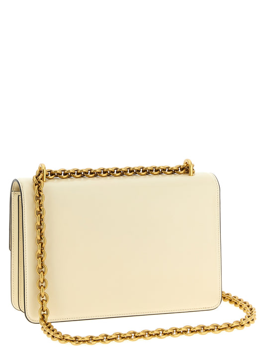 Valentino Garavani Vain Top Handle – Chalk Leather Bag