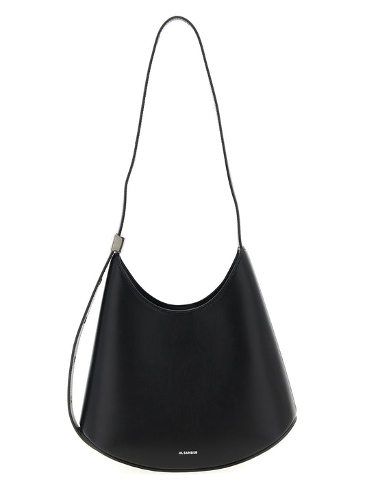 Jil Sander Eldorado Shoulder – Black Leather Bag