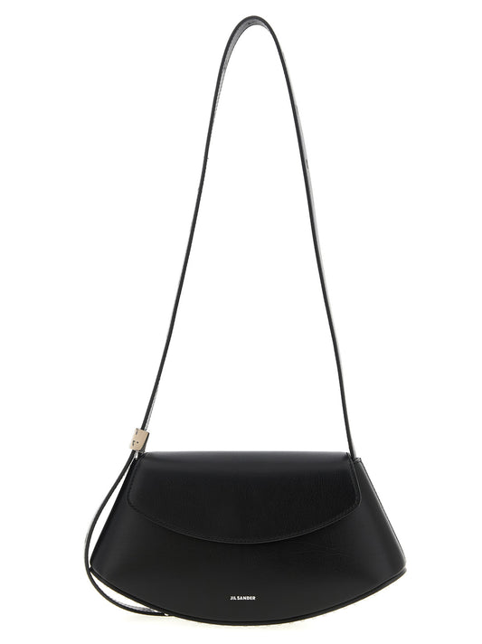 Jil Sander Eldorado Crossbody – Black Leather Bag