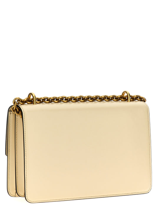 Valentino Garavani Vain Shoulder – White Leather Bag