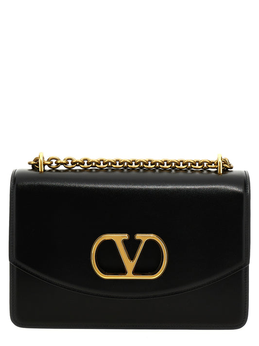 Valentino Garavani Vain Chain – Black Leather Bag