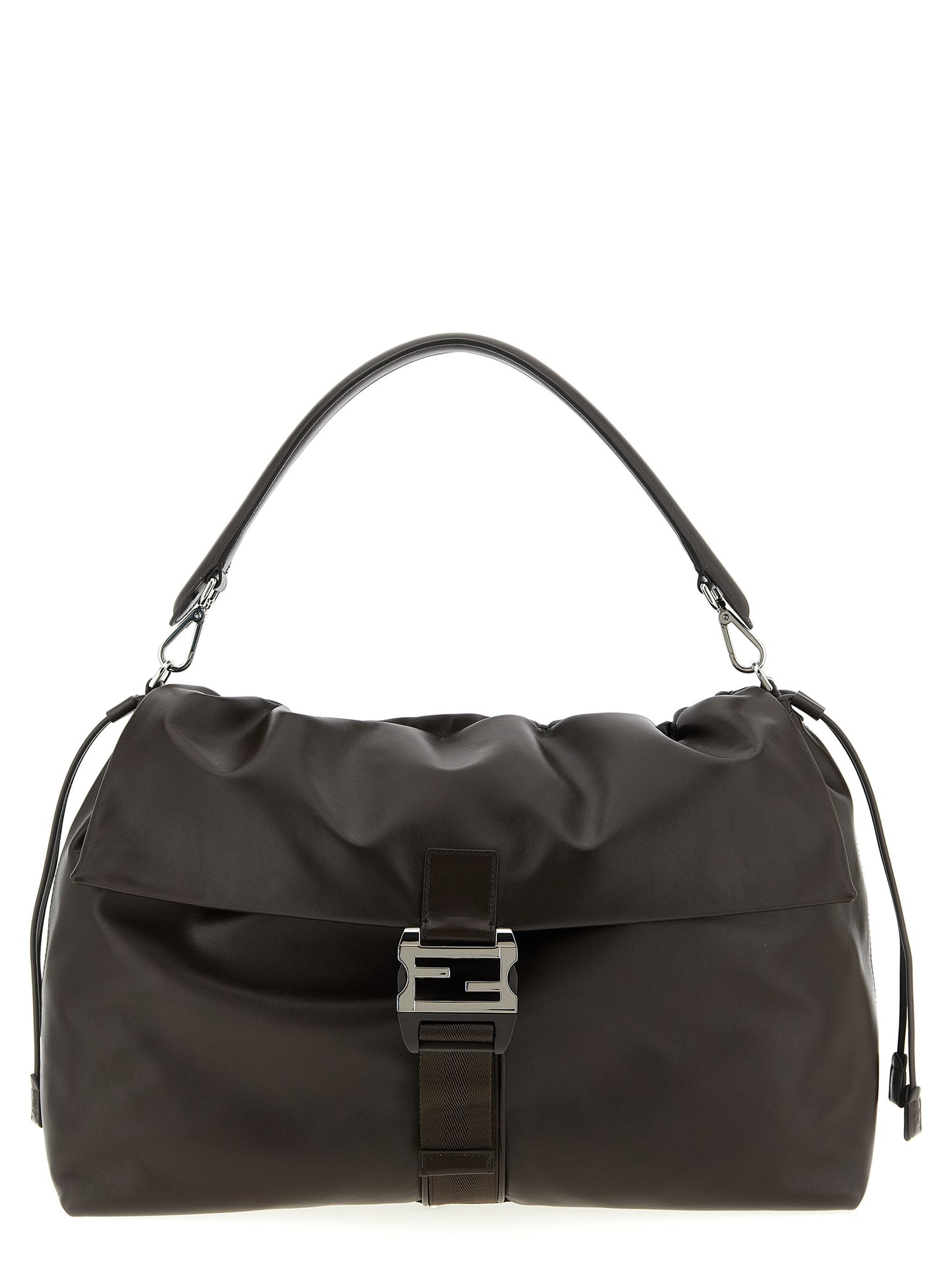 Fendi Drawstring – Brown Leather Bag