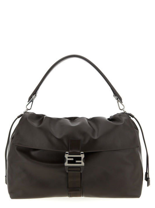 Fendi Drawstring – Brown Leather Bag