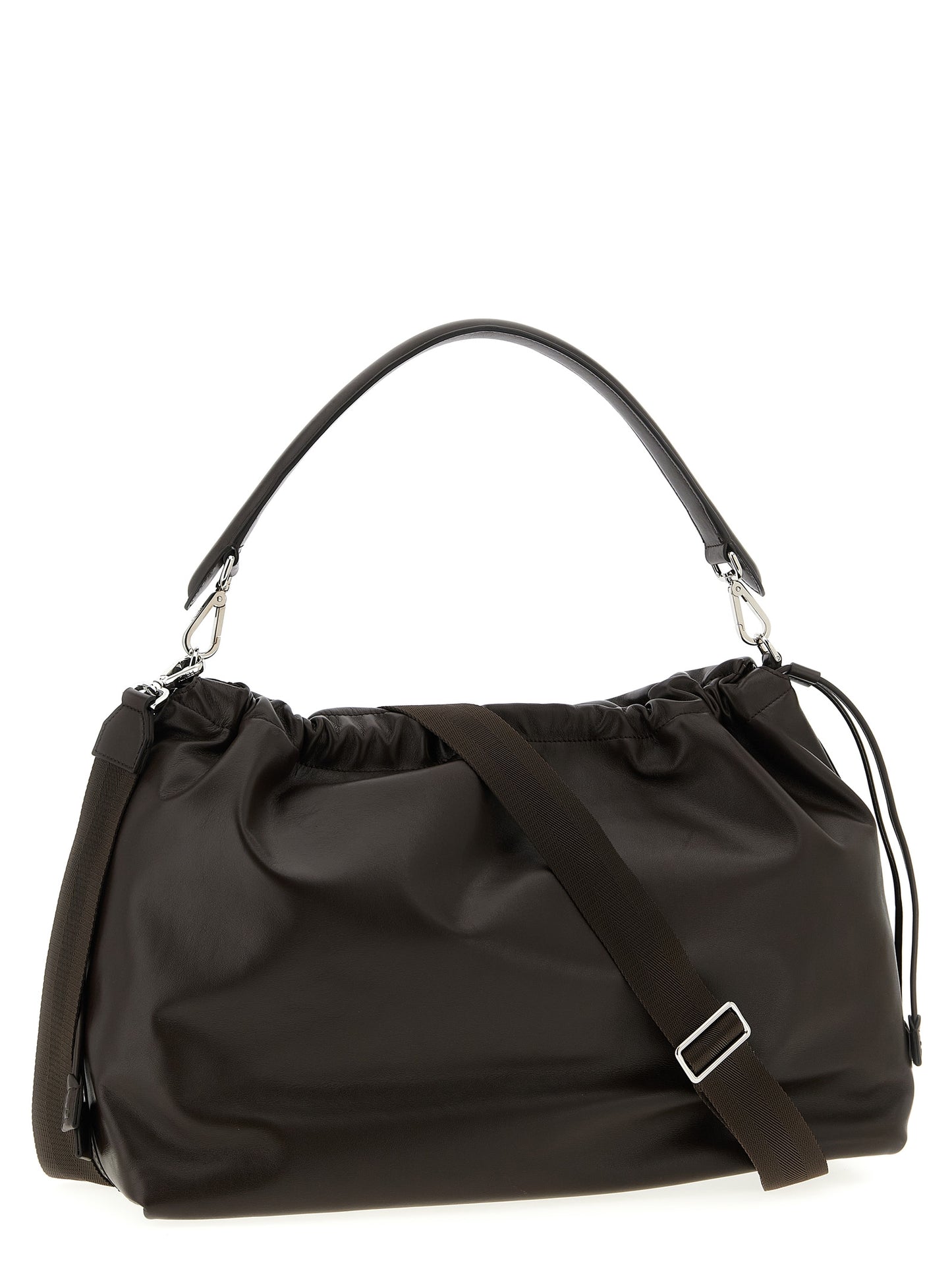 Fendi Drawstring – Brown Leather Bag