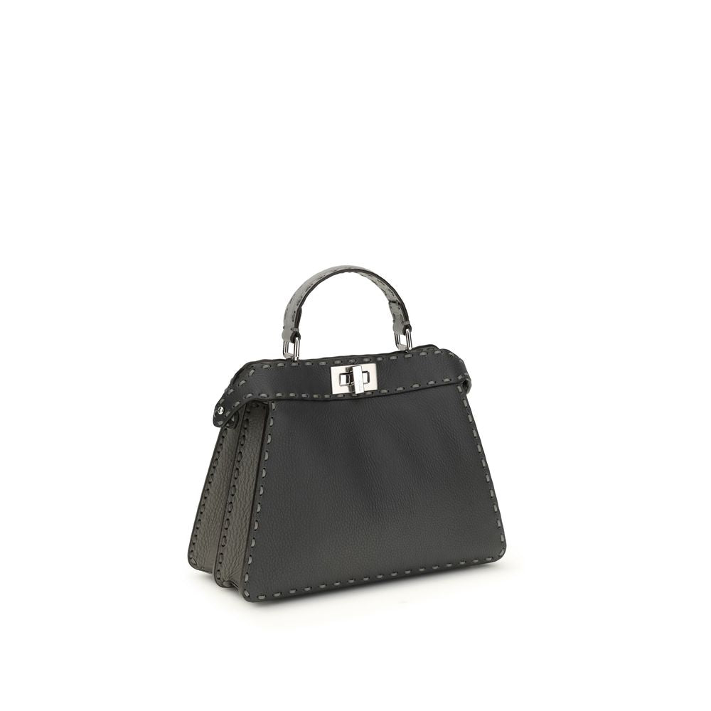 Fendi Peekaboo – Grey Leather Bag