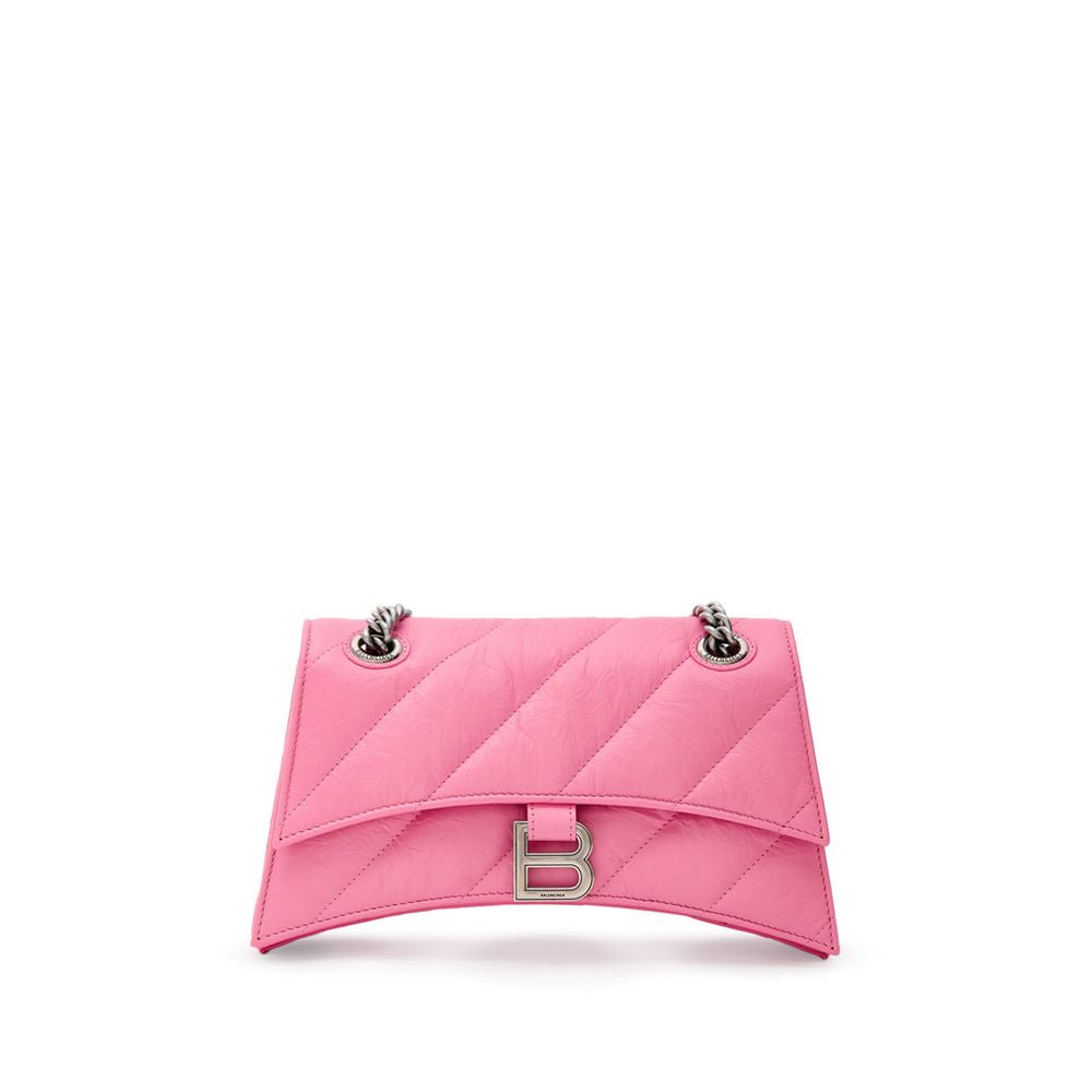 Balenciaga Crush – Pink Leather Bag