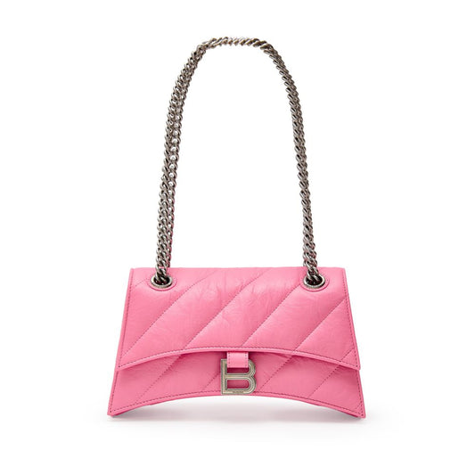 Balenciaga Crush – Pink Leather Bag