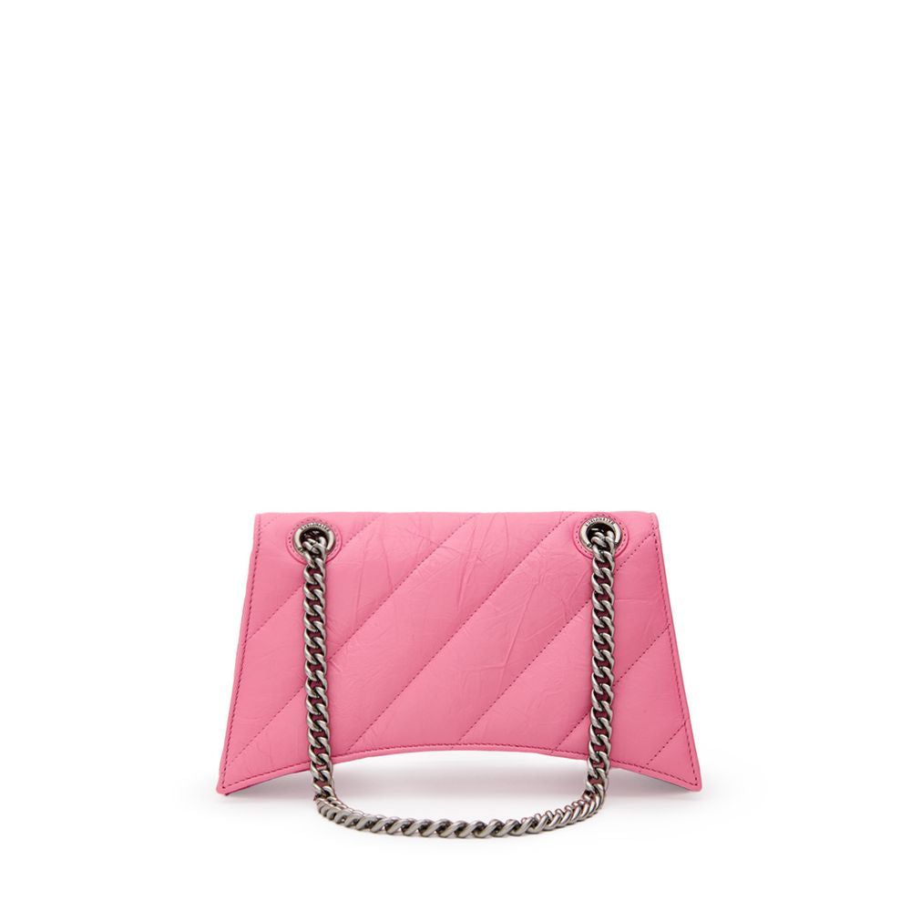 Balenciaga Crush – Pink Leather Bag
