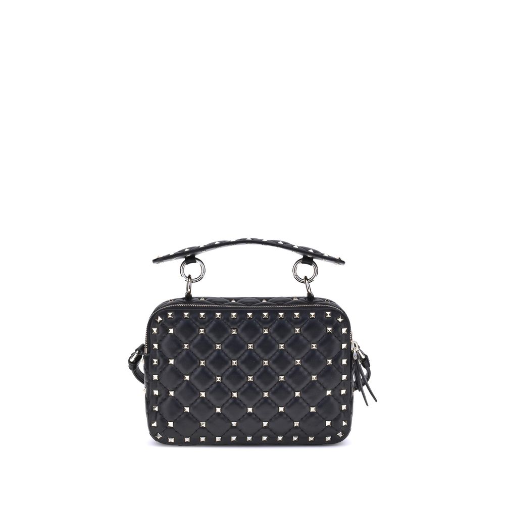 Valentino Garavani Rockstud Spike – Black Leather Bag