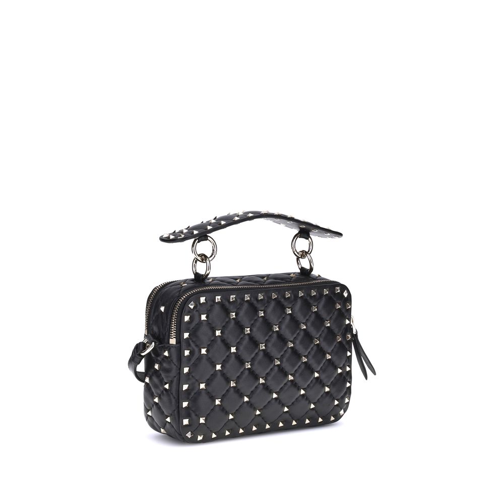 Valentino Garavani Rockstud Spike – Black Leather Bag
