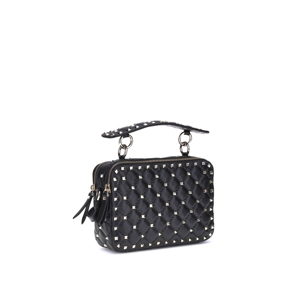 Valentino Garavani Rockstud Spike – Black Leather Bag