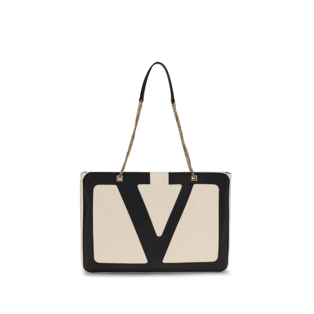 Valentino Garavani Viva Superstar – Beige Leather Bag