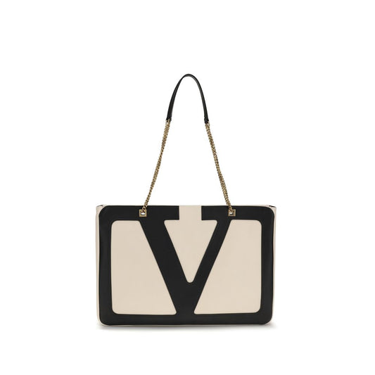 Valentino Garavani Viva Superstar – Beige Leather Bag