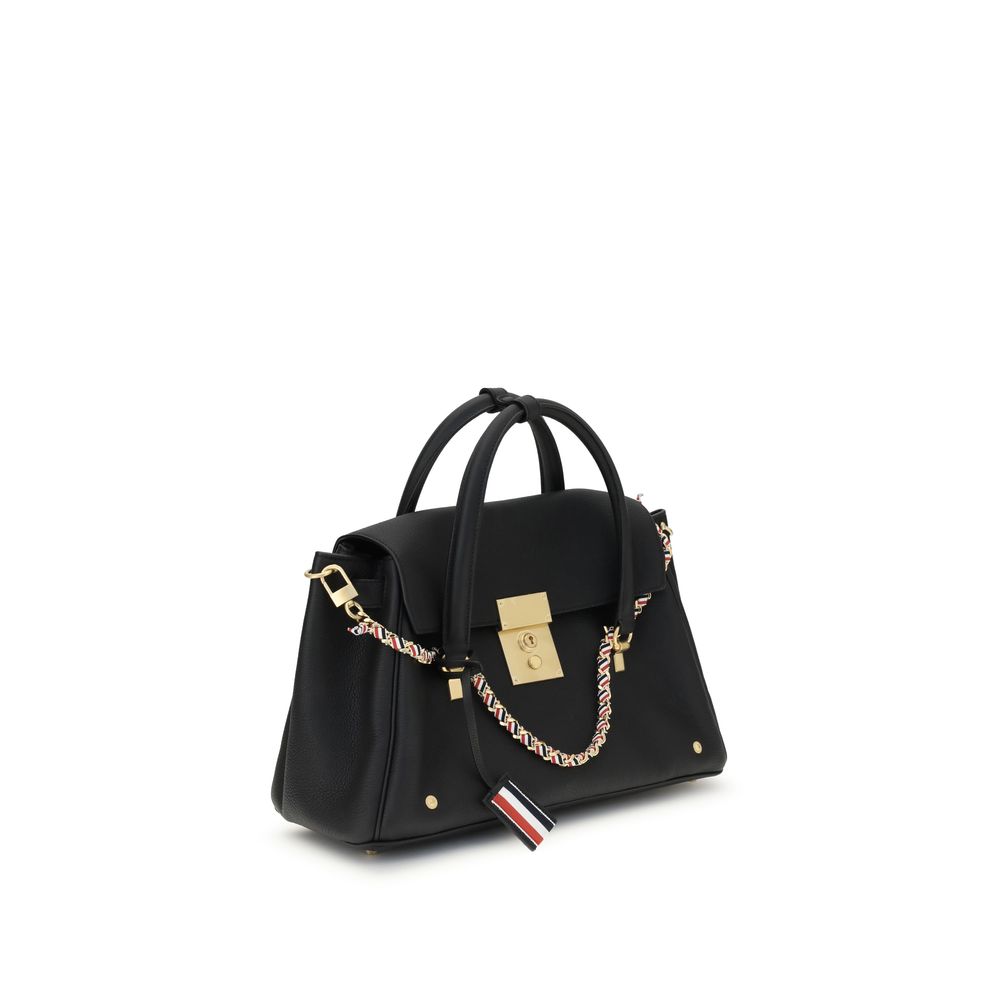 Thom Browne Mrs. Thom – Black Leather Bag