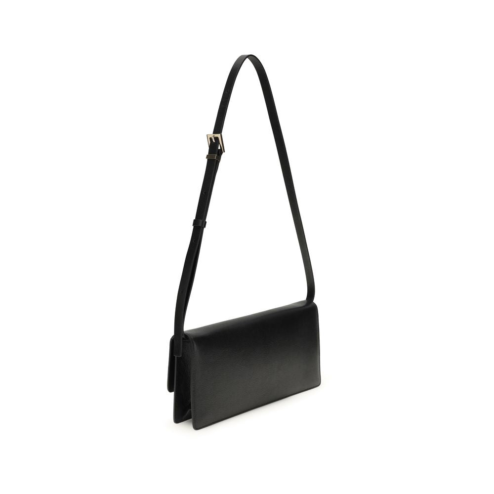 Tom Ford T-Line Shoulder – Black Leather Bag