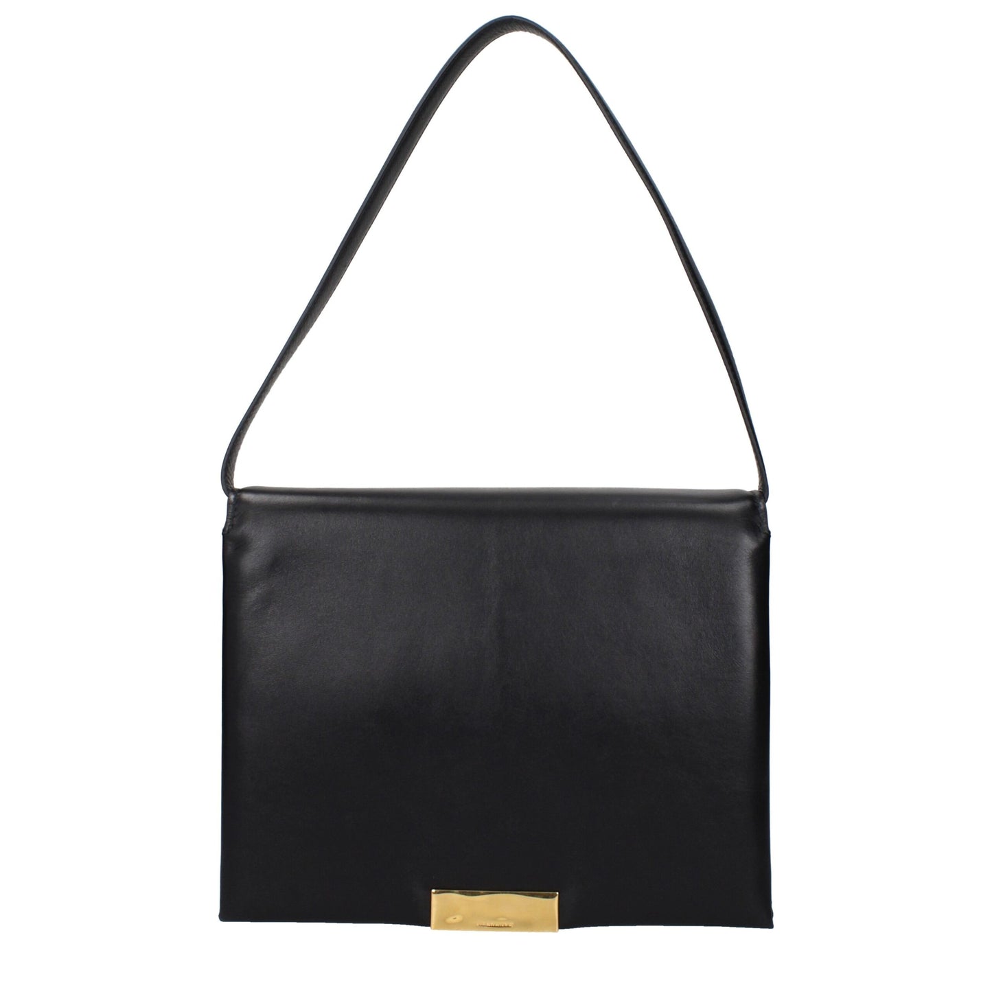 Jil Sander Vintage Flap – Black Leather Bag