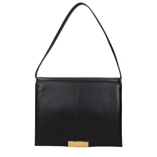 Jil Sander Vintage Flap – Black Leather Bag
