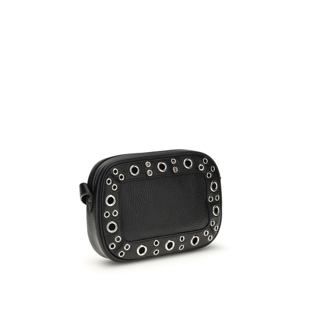 Valentino Garavani VLogo Signature – Black Leather Shoulder Bag