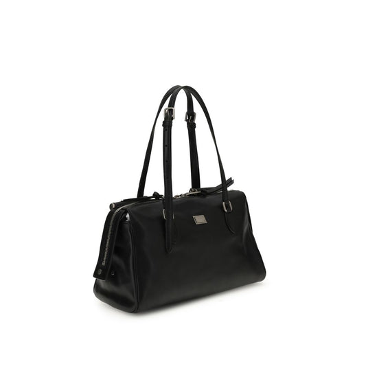 Dolce & Gabbana Vittoria – Black Leather Bag